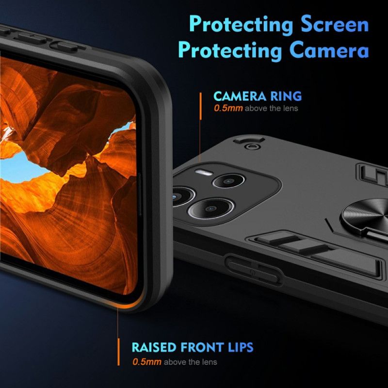 Futerały Xiaomi Redmi Note 14 4g Etui Na Telefon Hybrydowy Z Uchwytem Na Pierścień