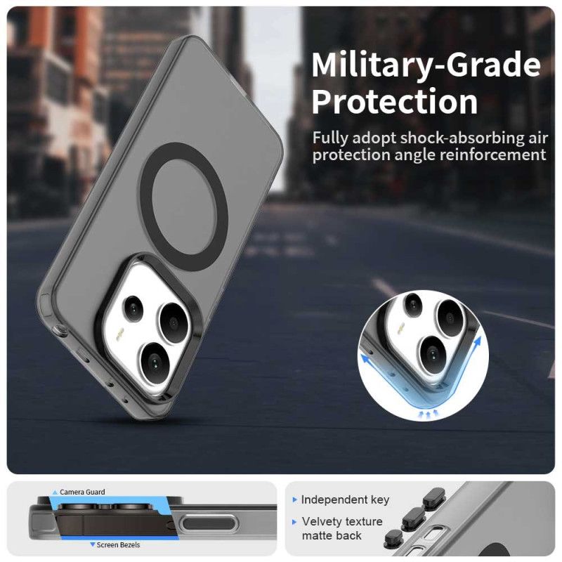 Futerały Xiaomi Redmi Note 14 4g Etui Na Telefon Przyciemniane Kompatybilne Z Magsafe