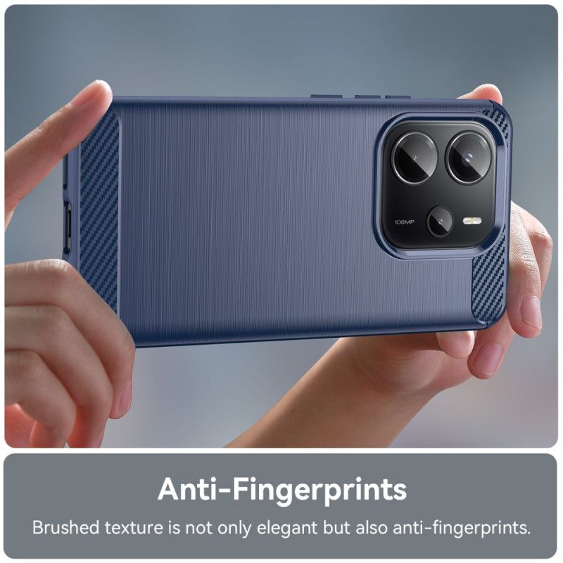 Futerały Xiaomi Redmi Note 14 4g Etui Na Telefon Szczotkowane Włókno Węglowe