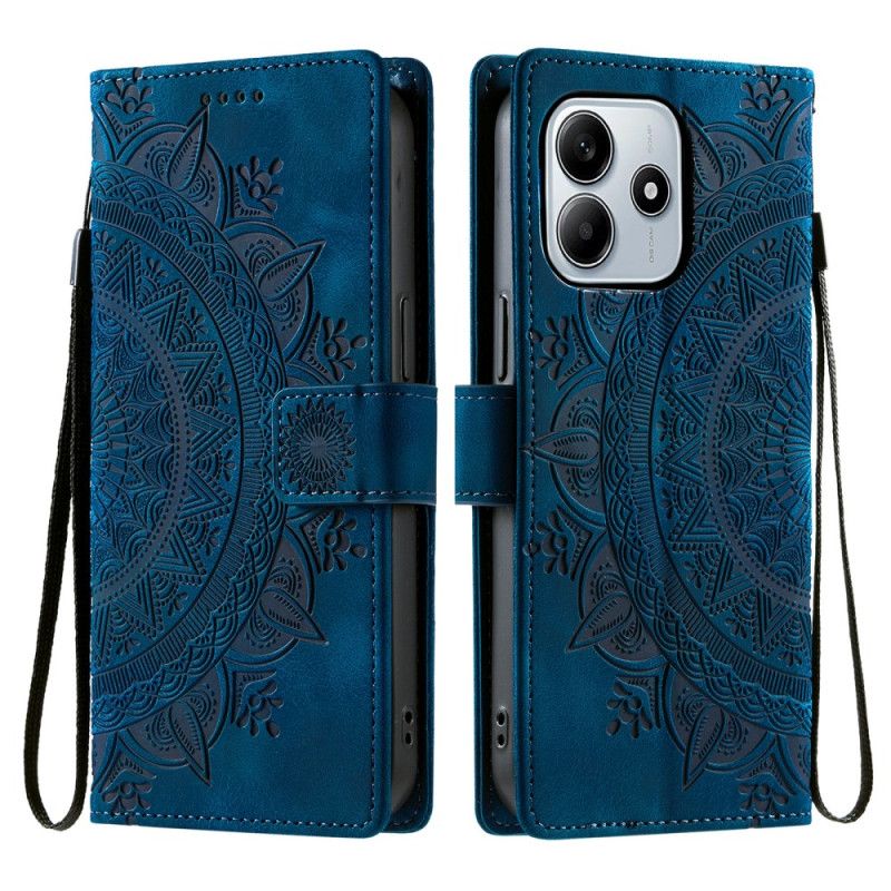 Obudowa Xiaomi Redmi Note 14 4g Etui Na Telefon Efekt Zamszu Z Paskiem