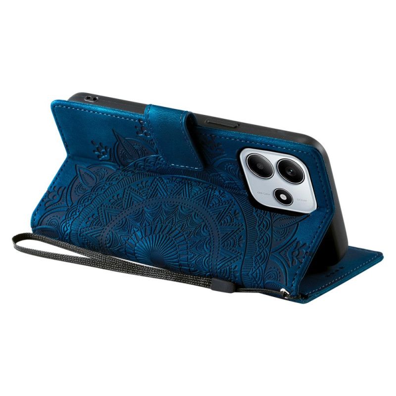 Obudowa Xiaomi Redmi Note 14 4g Etui Na Telefon Efekt Zamszu Z Paskiem