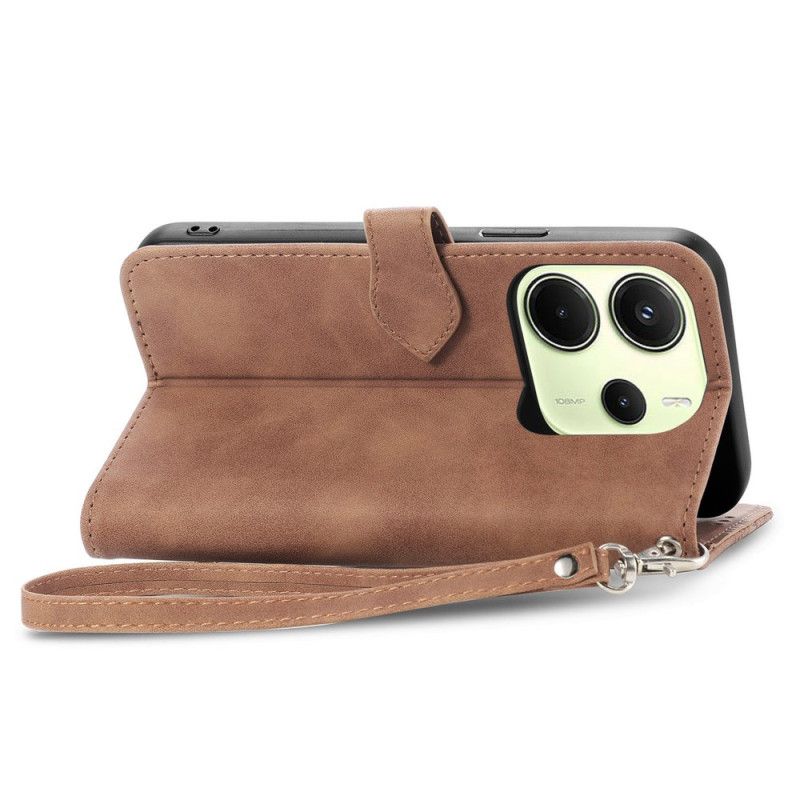 Pokrowce Xiaomi Redmi Note 14 4g Koronkowy Portfel Z Zamkiem Błyskawicznym