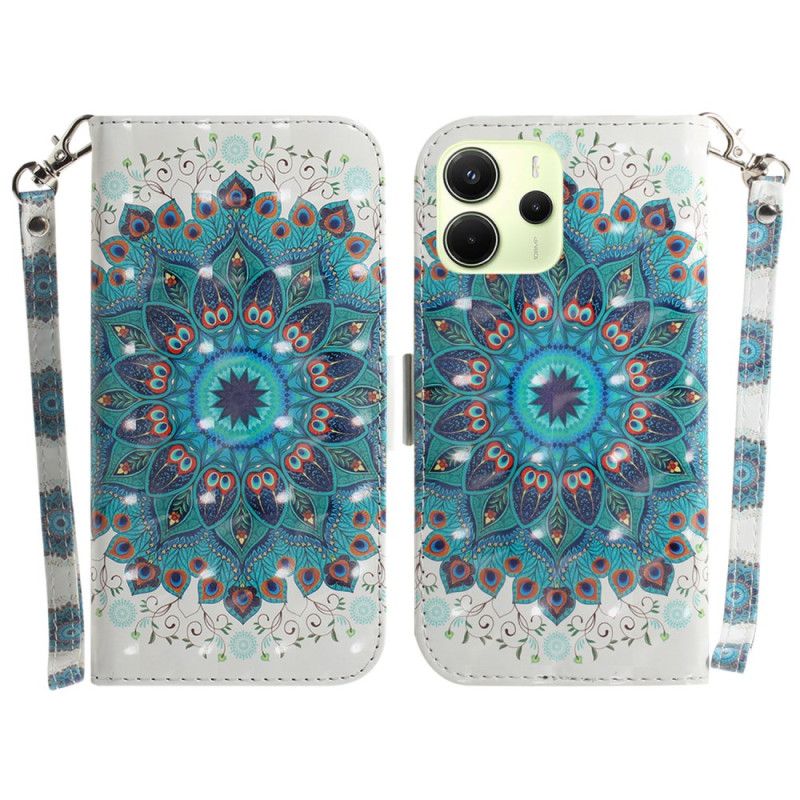 Pokrowce Xiaomi Redmi Note 14 4g Zielona Mandala Z Paskiem