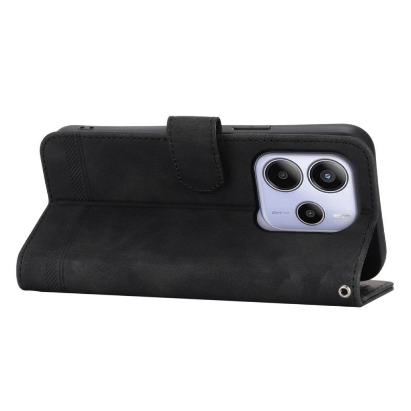 Skórzany Futerał Xiaomi Redmi Note 14 4g Etui Na Telefon Dierfeng