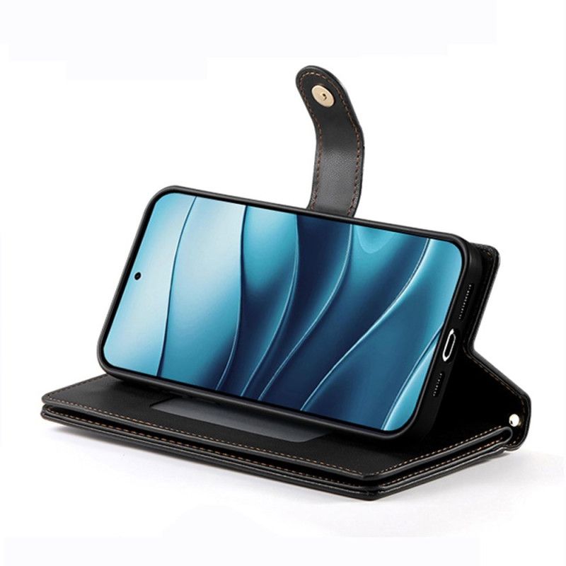 Skórzany Futerał Xiaomi Redmi Note 14 4g Etui Na Telefon Portfel I Paski