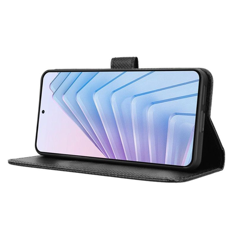 Skórzany Futerał Xiaomi Redmi Note 14 4g Etui Na Telefon Punkty