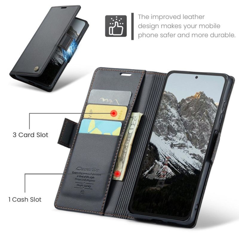 Skórzany Futerał Xiaomi Redmi Note 14 4g Etui Na Telefon Technologia Blokowania Rfid