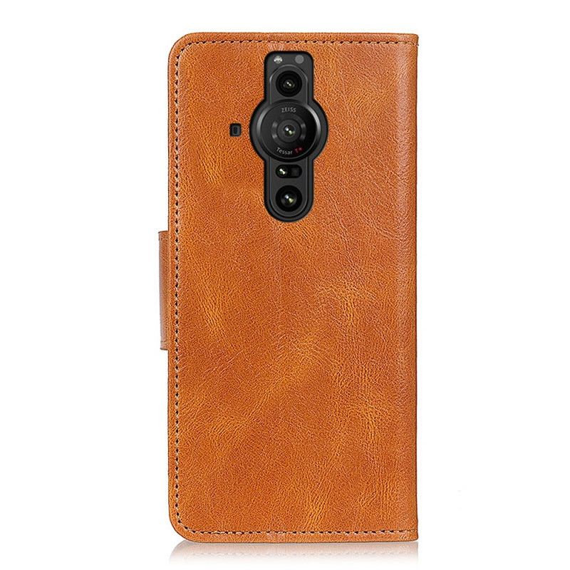 Etui Folio Do Sony Xperia Pro-i Skórzane Zapięcie Dwustronne