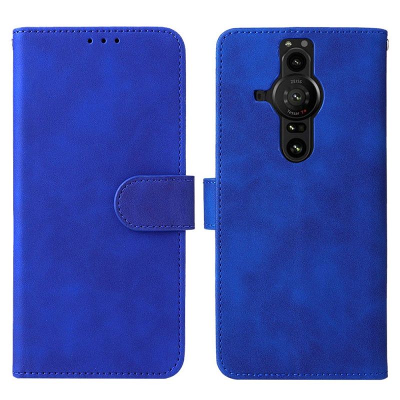 Etui Folio Sony Xperia Pro-i Dotyk Skóry Etui Ochronne