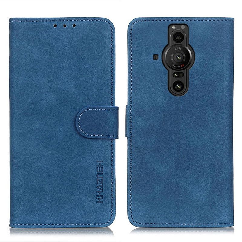 Etui Folio Sony Xperia Pro-i Khazneh Efekt Vintage Skóry Etui Ochronne