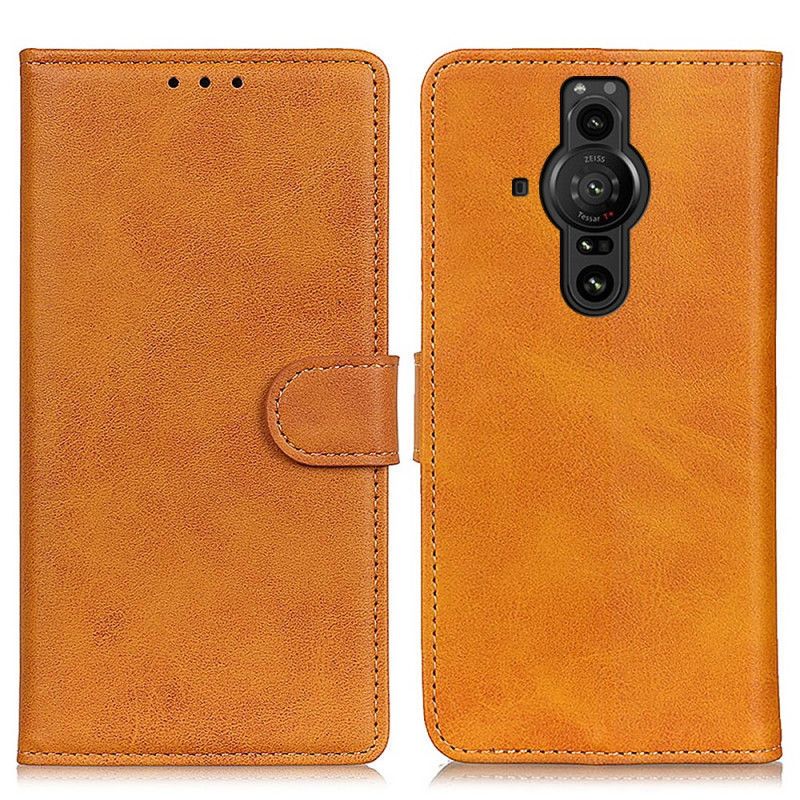 Etui Folio Sony Xperia Pro-i Retro Matowy Efekt Skóry