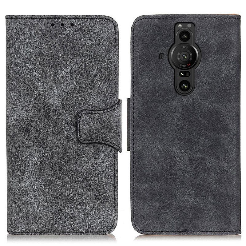 Etui Folio Sony Xperia Pro-i Vintage Split Skóra