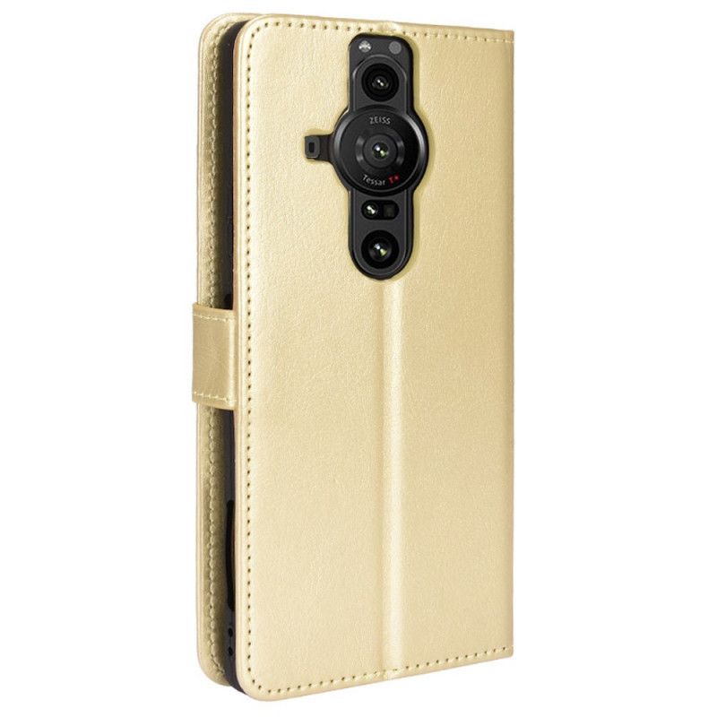 Pokrowce Sony Xperia Pro-i Błyszcząca Sztuczna Skóra