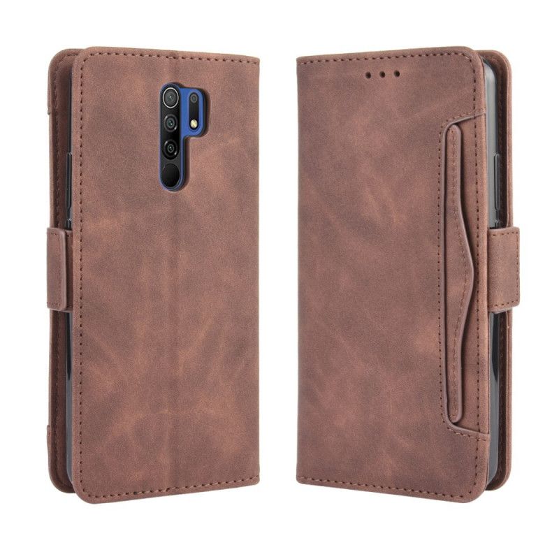 Etui Folio Xiaomi Redmi 9 Czerwony Czarny Multikarta Pierwszej Klasy Etui Ochronne