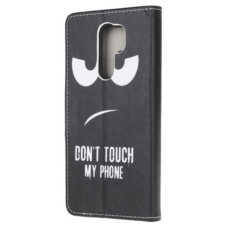 Etui Folio Xiaomi Redmi 9 Nie Dotykaj Mojego Telefonu Etui Ochronne