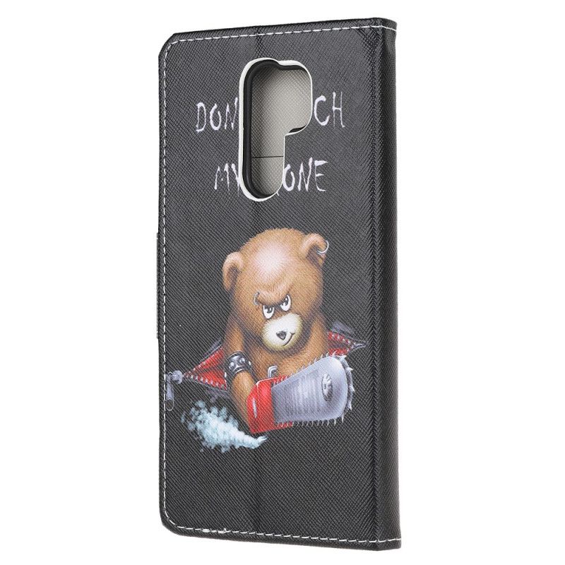 Etui Folio Xiaomi Redmi 9 Niebezpieczny Niedźwiedź