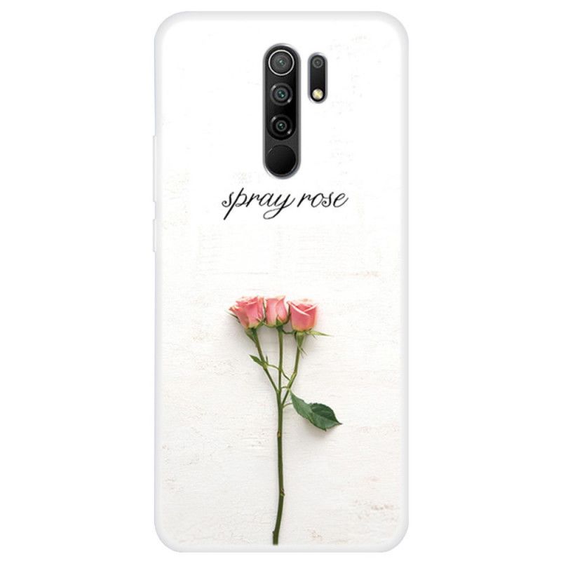 Etui Xiaomi Redmi 9 Róże W Sprayu Etui Ochronne