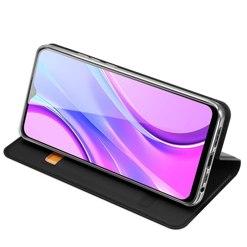 Flip Kotelot Xiaomi Redmi 9 Granatowy Czarny Etui na Telefon Pro Dux Ducis Skin