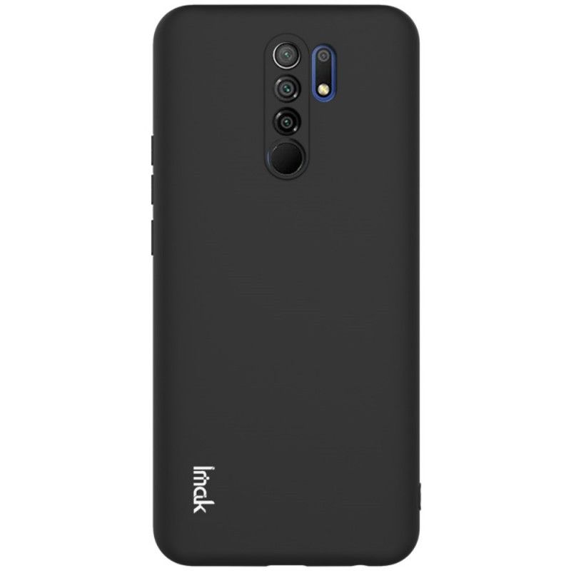 Futerały Xiaomi Redmi 9 Czerwony Czarny Etui na Telefon Kolory Ścinki Serii Imak Uc-2