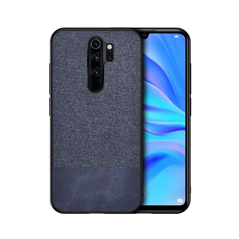 Futerały Xiaomi Redmi 9 Szary Czarny Etui na Telefon Ugryzienie Ze Sztucznej Skóry