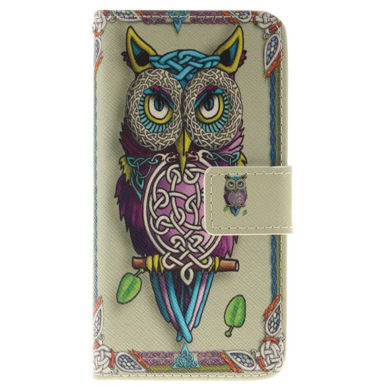 Etui Folio iPhone 7 / 8 / SE 2 Sowa Plemienna