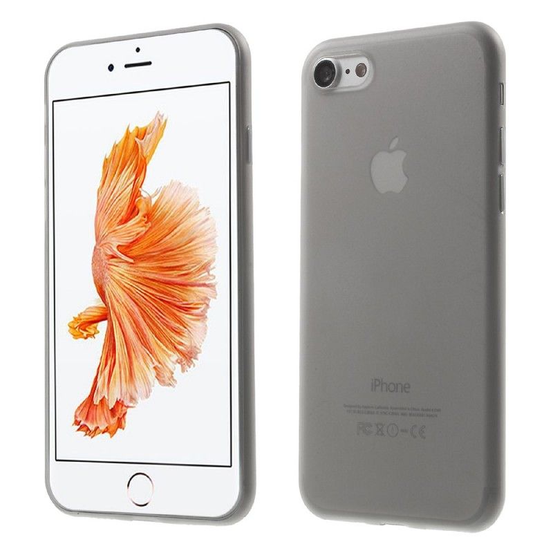 Etui iPhone 7 / 8 / SE 2 Czerwony Szary Ultra Drobny Mat Etui Ochronne