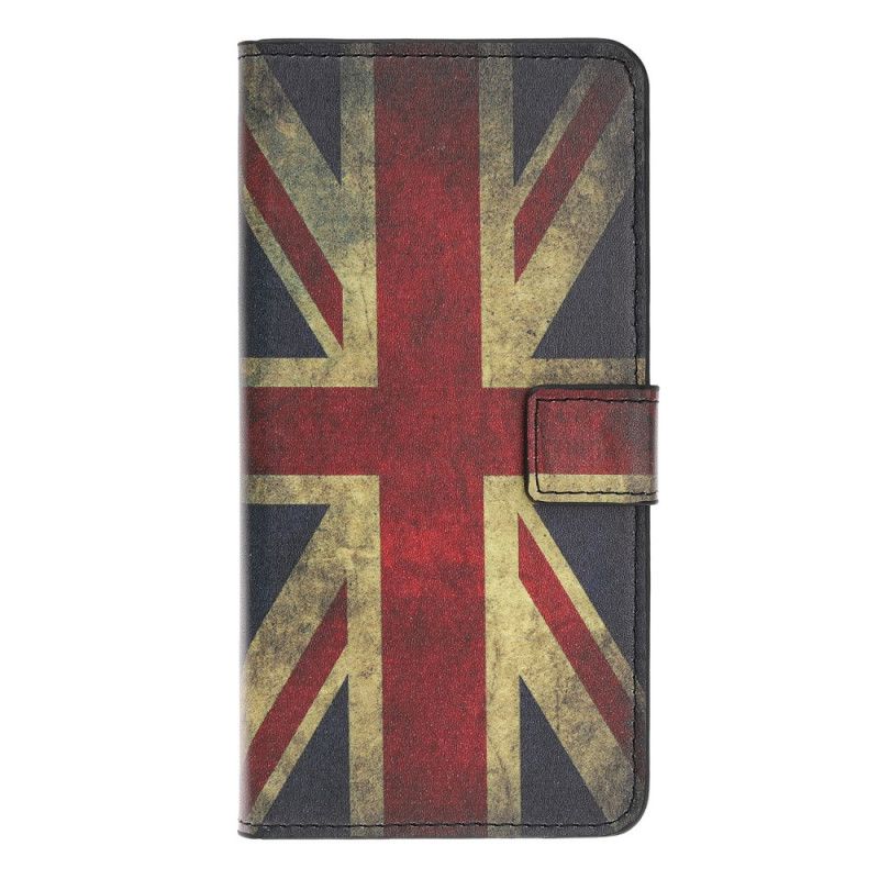 Etui Folio iPhone 12 Mini Flaga Anglii Etui Ochronne