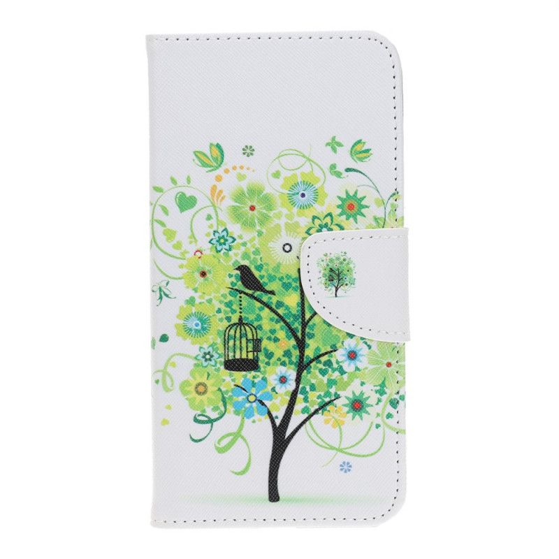 Etui Folio iPhone 12 Mini Kwitnące Drzewo