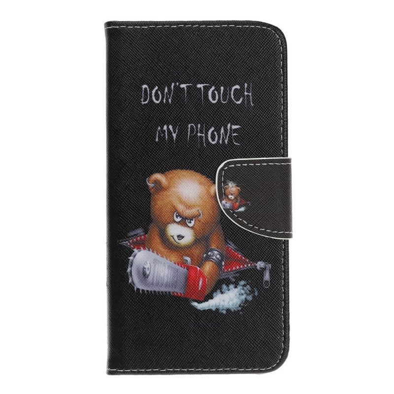 Etui Folio iPhone 12 Mini Niebezpieczny Niedźwiedź Etui Ochronne