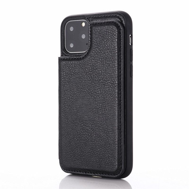 Etui iPhone 12 Mini Czerwony Czarny Uchwyt Na Kartę