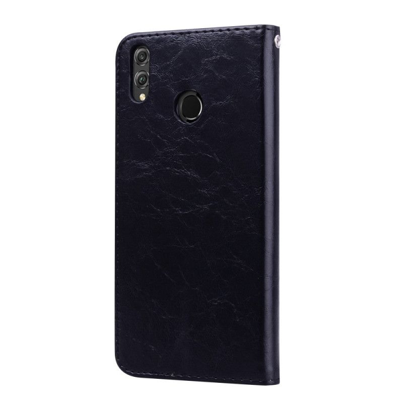 Pokrowce Honor 8X Granatowy Czarny Kapelusz Prince Vintage Oil Wosk