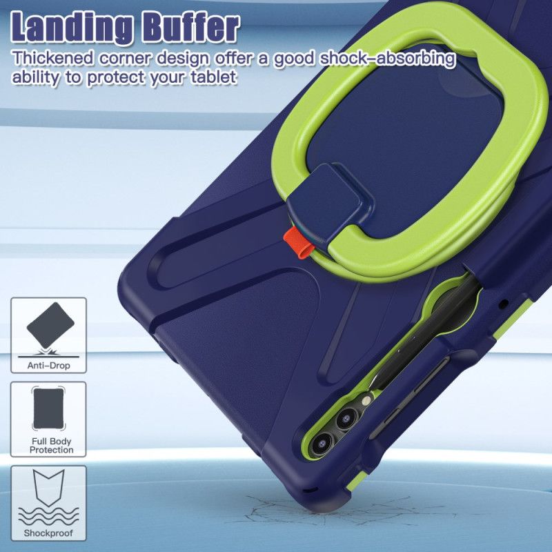 Etui Do Samsung Galaxy Tab S9 Fe Plus Wielofunkcyjny Obrotowy Wspornik I Uchwyt