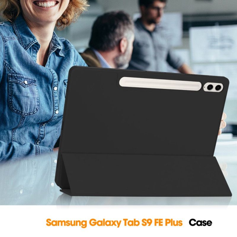 Samsung Galaxy Tab S9 Fe Plus Piórnik Ze Sztucznej Skóry