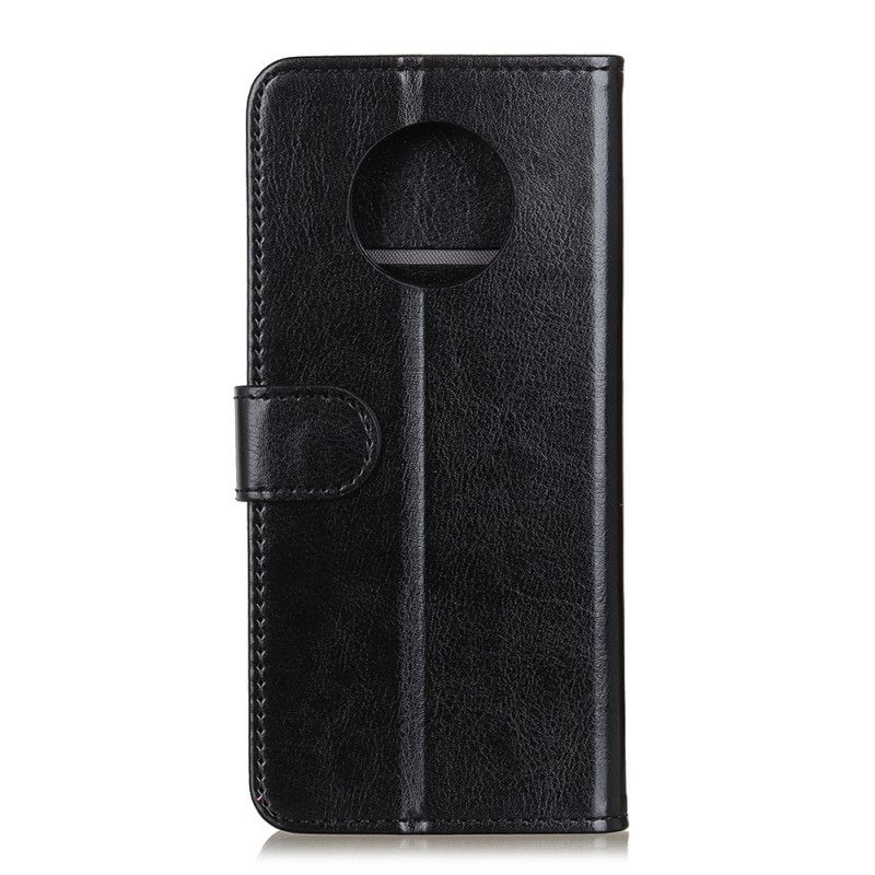 Etui Folio OnePlus 7T Czerwony Czarny Finezyjny Styl Skóry