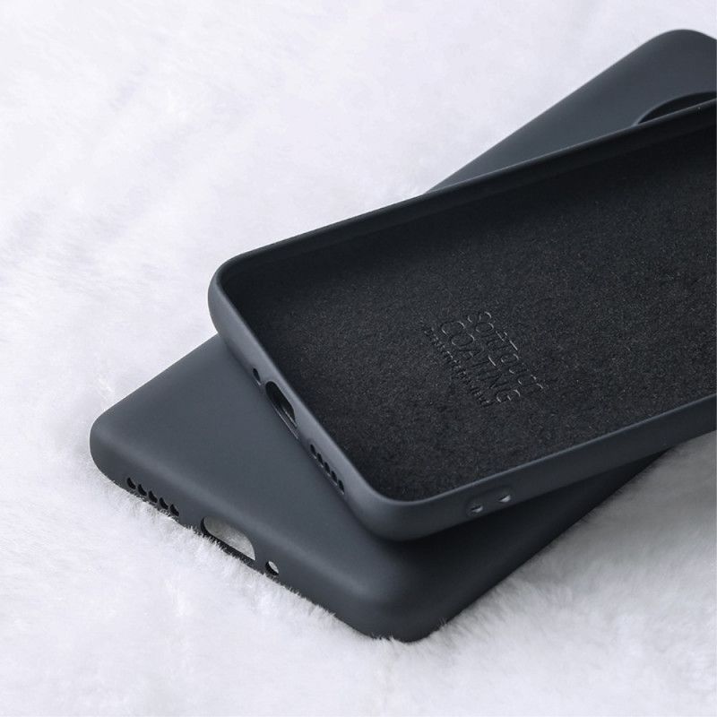 Etui OnePlus 7T Czerwony Czarny Elastyczny Silikon Na Poziomie X Etui Ochronne
