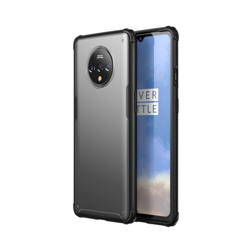 Etui OnePlus 7T Czerwony Czarny Matowa Hybryda