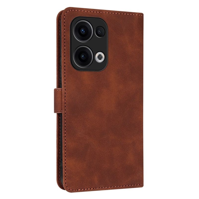 Etui Folio Oppo Reno 13 5g Efekt Skóry Azns Etui Ochronne
