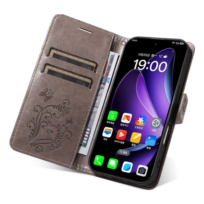 Etui Folio Oppo Reno 13 5g Gigantyczne Motyle Etui Ochronne