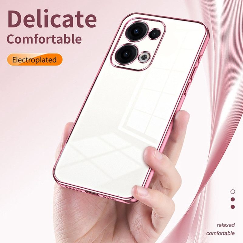 Etui Oppo Reno 13 5g Oprawka Z Efektem Metalu Etui Ochronne