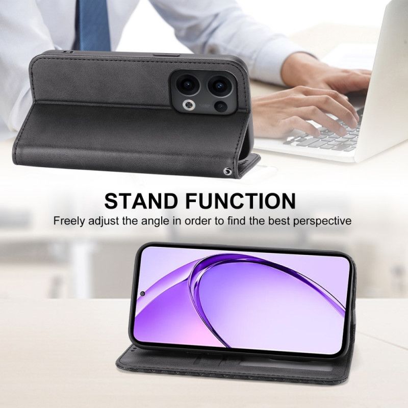 Flip Kotelot Oppo Reno 13 5g Etui Na Telefon Wzór Diamentowy Z Paskiem