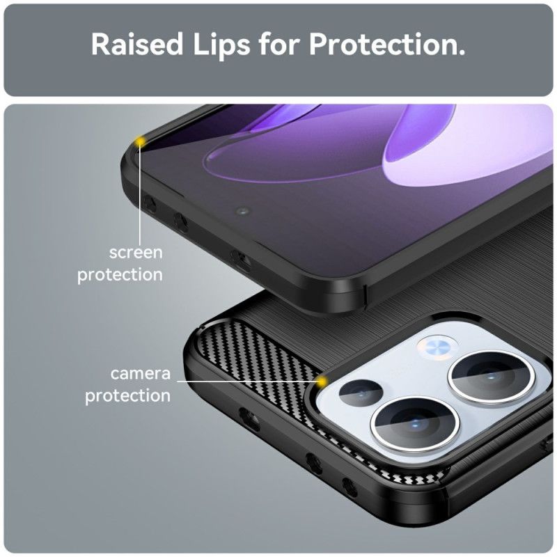 Futerały Oppo Reno 13 5g Etui Na Telefon Szczotkowane Włókno Węglowe
