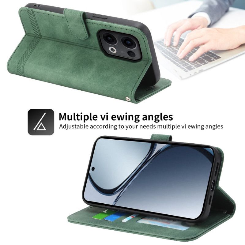 Skórzany Futerał Oppo Reno 13 5g Etui Na Telefon Dierfeng