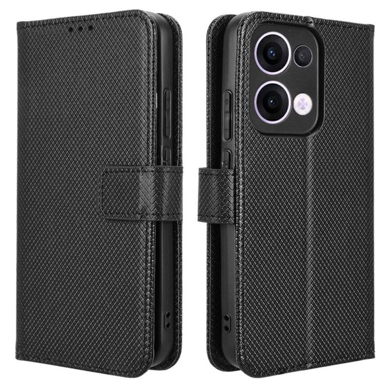 Skórzany Futerał Oppo Reno 13 5g Etui Na Telefon Kropki Na Pasku