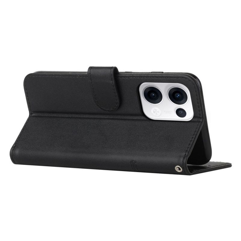 Skórzany Futerał Oppo Reno 13 5g Etui Na Telefon Styl Biznesowy