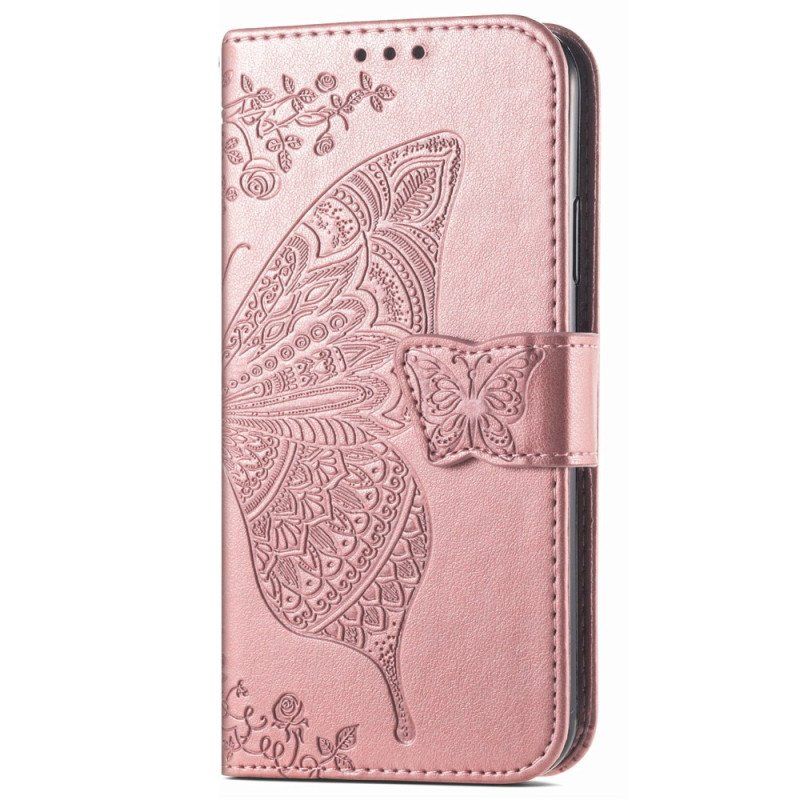 Etui Folio do Xiaomi 13 Barokowy Motyl