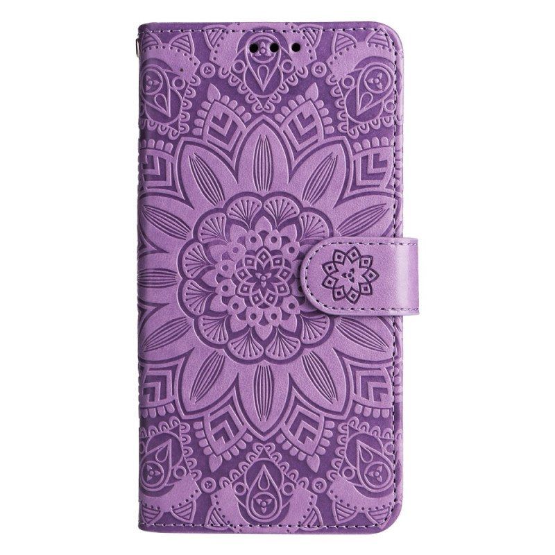 Etui Folio do Xiaomi 13 Mandala Sun Ze Smyczą