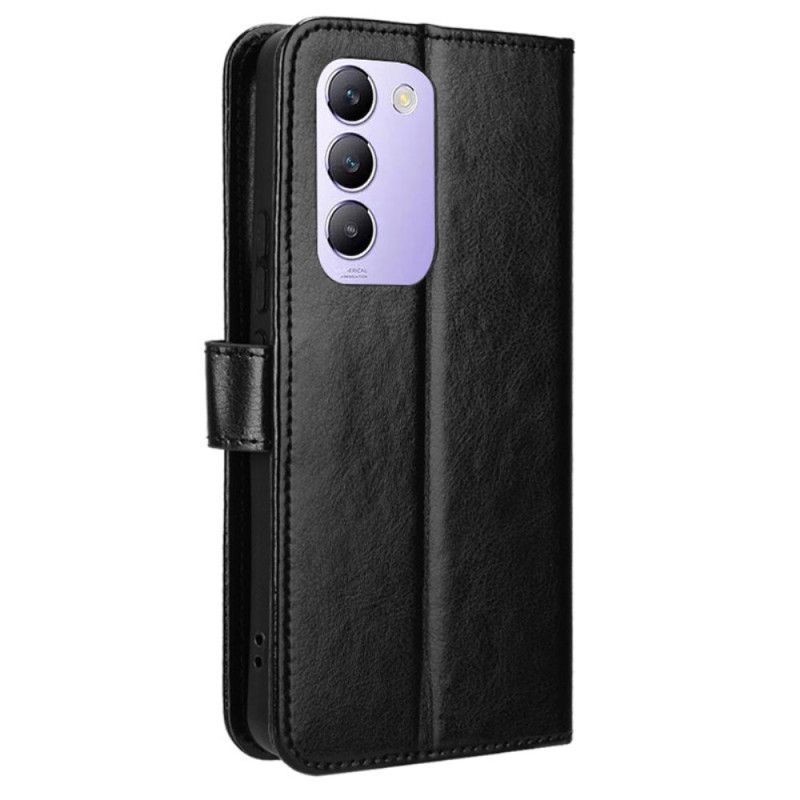 Etui Folio Do Vivo V40 Se 5g Jaskrawa Sztuczna Skóra Z Paskiem