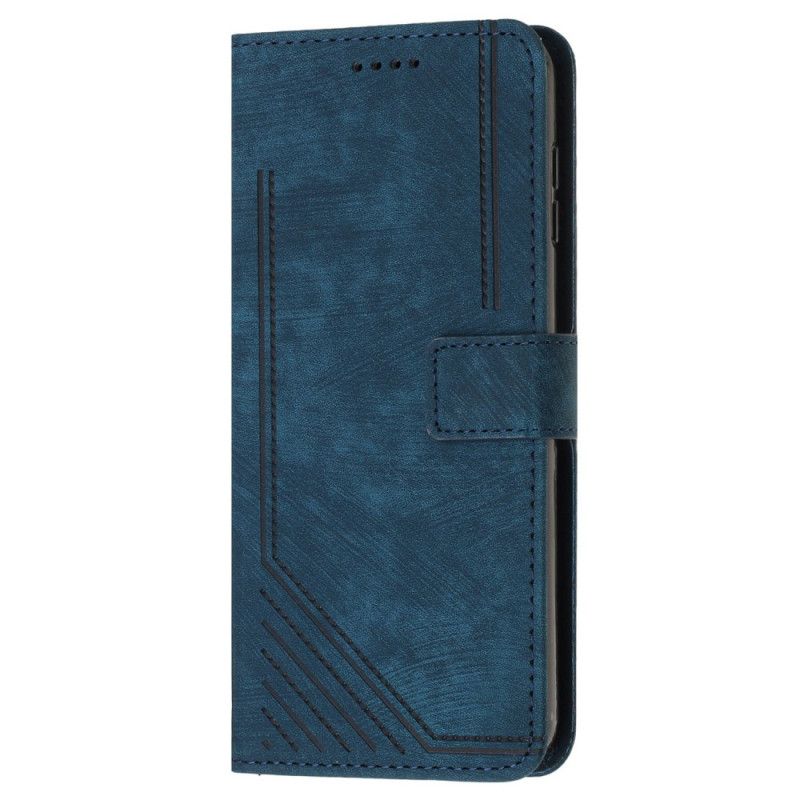 Etui Folio Vivo V40 Se 5g Design Retro Etui Ochronne