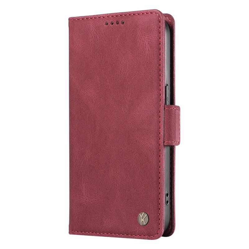 Etui Folio Vivo V40 Se 5g Efekt Zamszu Yikatu Etui Ochronne