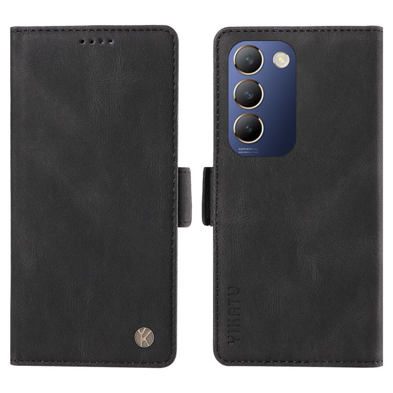 Etui Folio Vivo V40 Se 5g Efekt Zamszu Yikatu Etui Ochronne